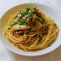 monuvalley's cooksnap of when they made エリンギと豚バラの柚子胡椒パスタ.