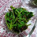 ＴＯＭＯＷＡＴ's cooksnap of when they made 青菜のえごまみそ和え.