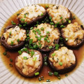 まくはん's cooksnap of when they made 椎茸海老しんじょ*和風あんかけ*.