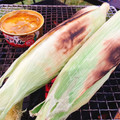 papikun's cooksnap of when they made バーベキューでのとうもろこしの焼き方.