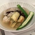 chou*'s cooksnap of when they made ハモと焼きナスの冷やし鉢.
