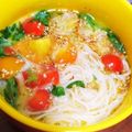 anjelica7's cooksnap of when they made トマトのごま豆乳そうめん.