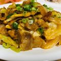 いっちゃんオカン's cooksnap of when they made 豚バラ肉と玉ねぎ、舞茸のピリ辛炒め.