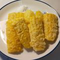大魔女's cooksnap of when they made トウモロコシの天ぷら／夏の旬野菜.