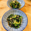 mikko6's cooksnap of when they made きゅうりとわかめの酢の物♥.