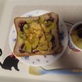 よちりん's cooksnap of when they made あんことキウイのトースト.
