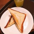 チコリママ's cooksnap of when they made 大葉香る☆ハムとチーズのホットサンド.