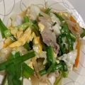 hat_lumi's cooksnap of when they made 豚こまとキャベツとニラのうま塩煮.