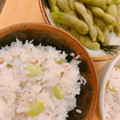 せらお６５'s cooksnap of when they made 梅としらすと枝豆ご飯.