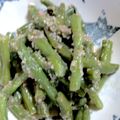 mame58's cooksnap of when they made レンジで簡単♪アンチョビいんげん.