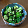 ゆう0305's cooksnap of when they made 超簡単！たたききゅうりの塩昆布和え♪.