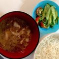 hima☆mama's cooksnap of when they made 濃厚 豚しゃぶ胡麻ダレつけそうめん.