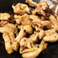 ひでしやま48's cooksnap of when they made せせりの塩炒め.