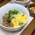 クックD2A5HT☆'s cooksnap of when they made ご飯がススム☆三色そぼろ丼　.
