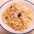 ☆とらねこトラちゃん's cooksnap of when they made スモークサーモンときのこのクリームパスタ.