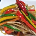 辰夫女子's cooksnap of when they made 【農家のレシピ】カラフル五目キンピラ.