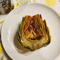 べいり～ぶす's cooksnap of when they made 香ばしい♪アーティチョークの蒸し焼き.
