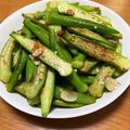 たっきい1026's cooksnap of when they made オクラのペペロン.