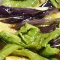 つかけい's cooksnap of when they made 茄子ピーマンの揚げ焼き浸し♪レンチン出汁.