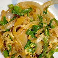 jh2vty's cooksnap of when they made 玉ねぎとピーマンと卵の炒め物.