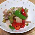 ソラねこ22's cooksnap of when they made 簡単！豚バラとゴーヤーとパプリカの炒め物.