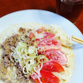 めるねえ's cooksnap of when they made 簡単☆冷やし担々麺そうめん.