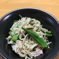 daikanon's cooksnap of when they made オクラとえのきの和え物.