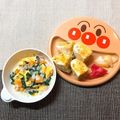 sAix59's cooksnap of when they made レンジで簡単離乳食蒸しパン　お出かけにも.