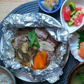 aya152's cooksnap of when they made 秋のごちそう☆舞茸と牛肉のホイル蒸し.