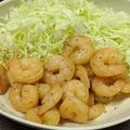 ゆけり３兄弟's cooksnap of when they made 簡単美味しい♬むきえびの中華炒め♡.