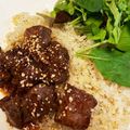 ✿Nanachan✿'s cooksnap of when they made 簡単！サイコロステーキ丼♪.