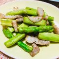 あめにゃん's cooksnap of when they made アスパラとベーコンのマヨ炒め.