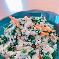 ☆３匹の子ぶた☆'s cooksnap of when they made トロッと美味しい♪モロヘイヤの白和え.