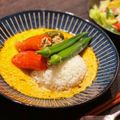 misahany☆'s cooksnap of when they made レッドカレー★ピーマンの肉詰めカレー.