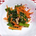 ぎん＆らいママ☆'s cooksnap of when they made つるむらさきと人参のナムル☆栄養満点.