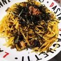 hozunyam's cooksnap of when they made バター醤油味の明太＆高菜パスタ.