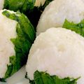 ハナちゃんこ♪'s cooksnap of when they made 青シソ 塩漬け おむすび 保存.