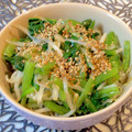tikariri's cooksnap of when they made 作り置きおかず　もやしと小松菜のナムル.