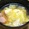 あ～ちゃんさ～ちゃん's cooksnap of when they made ふんわり卵とキャベツのコンソメスープ♪.