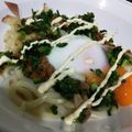 ユーロン's cooksnap of when they made レンジで簡単！温玉納豆マヨぶっかけうどん.