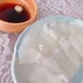 jp3kbu's cooksnap of when they made 平目の昆布じめ.