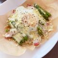 パッシーユ's cooksnap of when they made トースターで簡単！たまチーアスパラ.