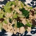 古賀竜一's cooksnap of when they made シンプルなチンゲンサイの鶏ひき肉炒め☆.