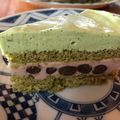 クックE896WU☆'s cooksnap of when they made 抹茶とあずきのムースケーキ.