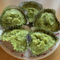 月の影と海's cooksnap of when they made 離乳食用☆小松菜とバナナの蒸しパン.