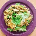 Foggie's cooksnap of when they made サバのカレー風味彩りチャーハン.