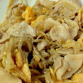 ★ユーキ★927's cooksnap of when they made 豚バラ肉ともやしのふんわり卵炒め.