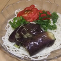 きらり流れ星's cooksnap of when they made 揚げなすのトマトだれそうめん.