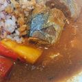 Tada方丈's cooksnap of when they made ポリ袋で1分『サバの味噌煮缶カレー』.