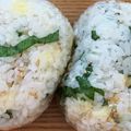 あむあむろ's cooksnap of when they made 大葉とチーズのおにぎり.